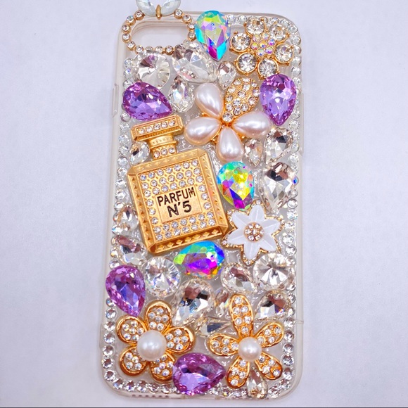 Iphone 16 14 15 13 11 12 XR 7 8 SE 2020 Pro Pro Max Clear Purple Diamond Case - Picture 6 of 8